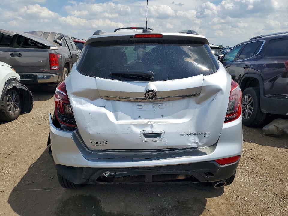 2022 Buick Encore VIN KL4CJESM8NB562001 COPART salvage auction — REAR END, Il - Salvage Certificate, sold $4,000 on 2026-07-07 (photo 6)