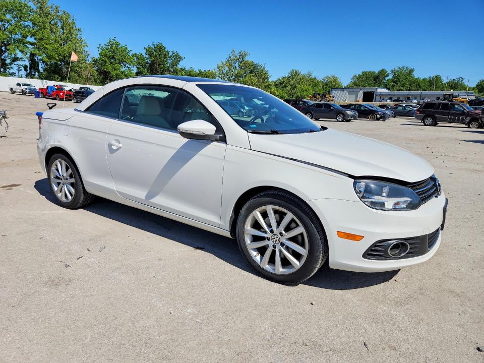 2012 Volkswagen Eos VIN WVWBW7AH7CV000122 COPART salvage auction — REAR END, Mo - Certificate Of Title, sold $725 on 2026-07-10 (photo 4)