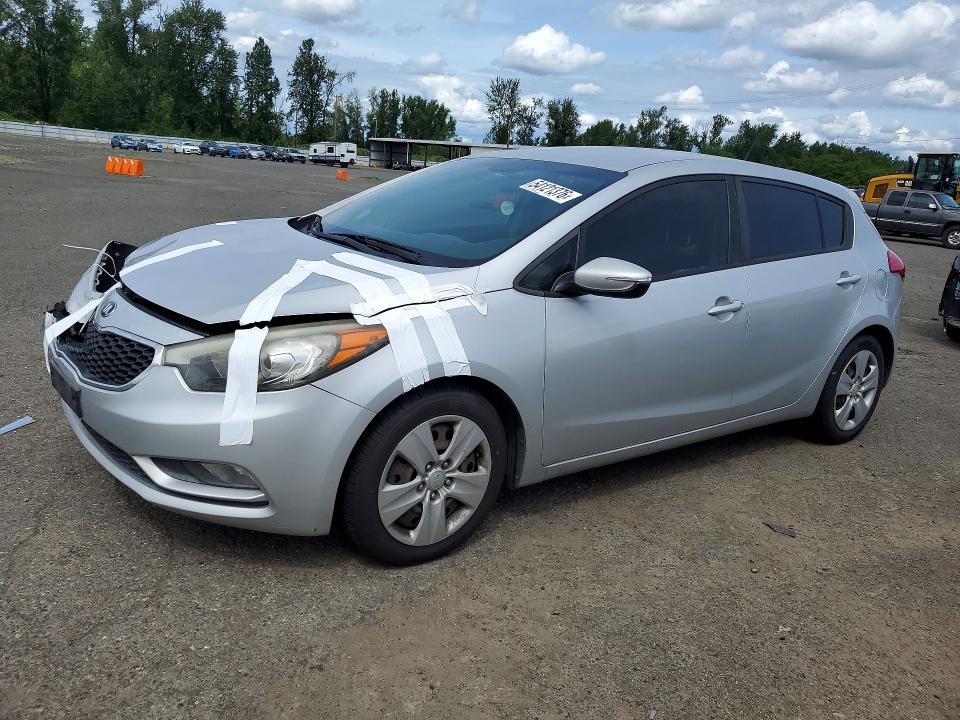 2016 Kia Forte VIN KNAFK5A8XG5631225 COPART salvage auction — FRONT END, Or - Salvage Title Certificate, sold $1,100 on 2026-07-29 (photo 1)