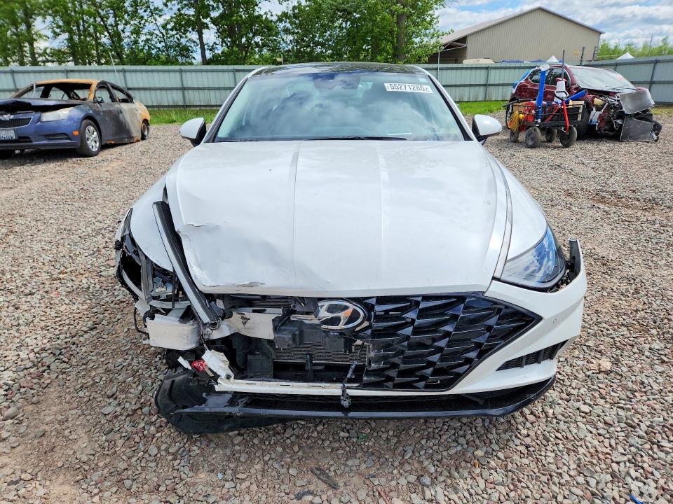 2023 Hyundai Sonata VIN KMHL34J21PA251041 COPART salvage auction — FRONT END, NY - MV-907A SALVAGE CERTIFICATE, sold $7,500 on 2026-07-15 (photo 5)