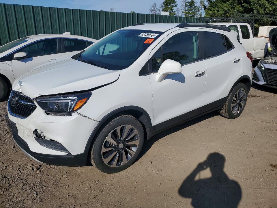 2022 Buick Encore VIN KL4CJESMXNB502723 COPART salvage auction — FRONT END, Md - Cert Of Salvage > 75% Damage, sold $3,100 on 2026-07-27 (photo 1)