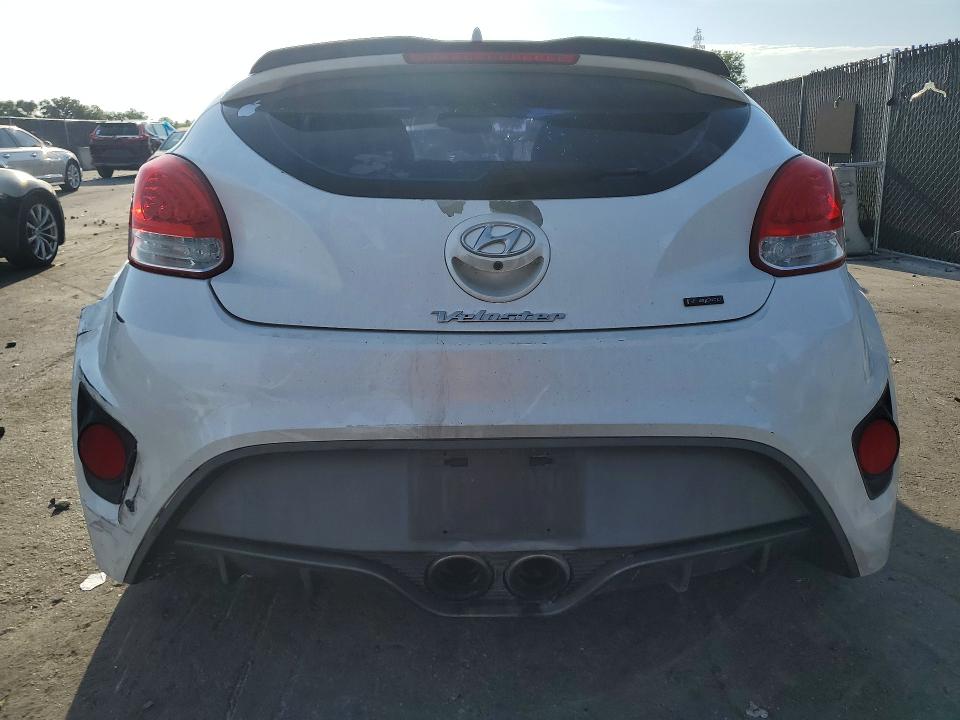 2015 Hyundai Veloster VIN KMHTC6AE0FU217661 COPART salvage auction — FRONT END, Fl - Cert Of Title Slvg Rebuildable, sold $475 on 2026-07-28 (photo 6)
