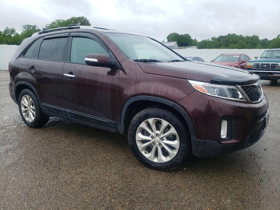 2014 Kia Sorento VIN 5XYKU4A7XEG432158 COPART salvage auction — FRONT END, Va - Cert Of Title - Salvage, sold $1,550 on 2026-07-06 (photo 4)