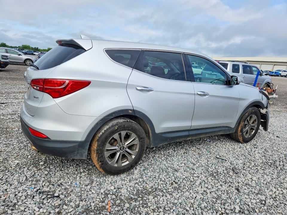 2016 Hyundai Santa fe VIN 5XYZT3LBXGG370003 COPART salvage auction — UNDERCARRIAGE, Tn - Salvage Certificate, sold $975 on 2026-08-01 (photo 3)