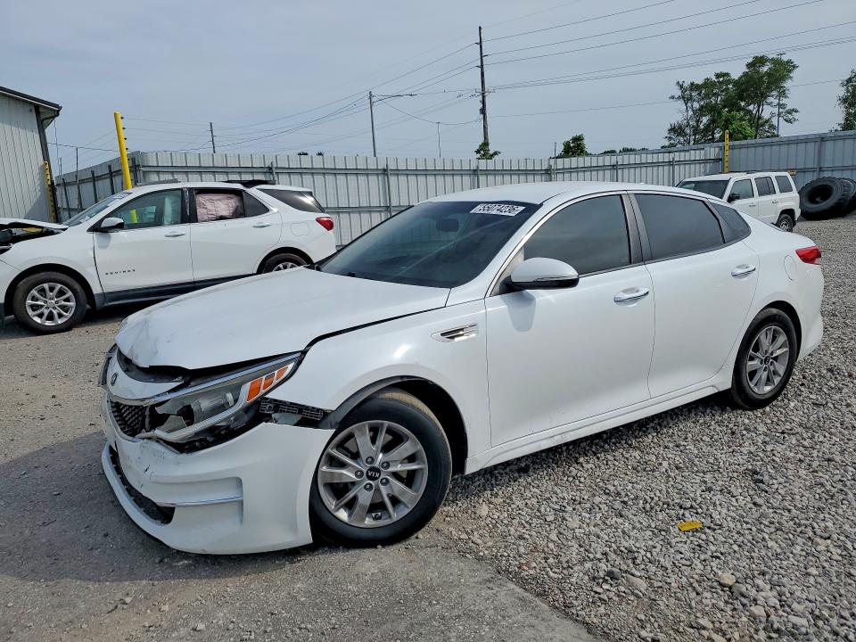 2018 Kia Optima VIN 5XXGT4L32JG201708 COPART salvage auction — FRONT END, Ia - Cert Of Title-Salvage Title, sold $1,700 on 2026-07-10 (photo 1)