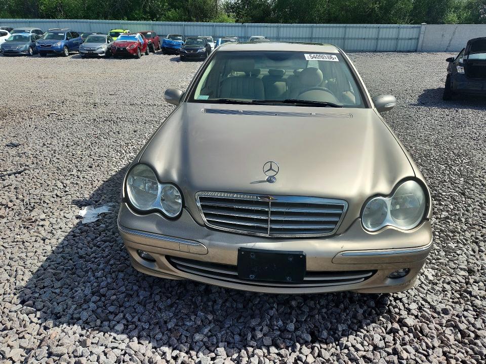 2005 Mercedes-benz C class VIN WDBRF81J05F596869 COPART salvage auction — REAR END, WI - CERTIFICATE OF TITLE, sold $1,750 on 2026-07-27 (photo 5)