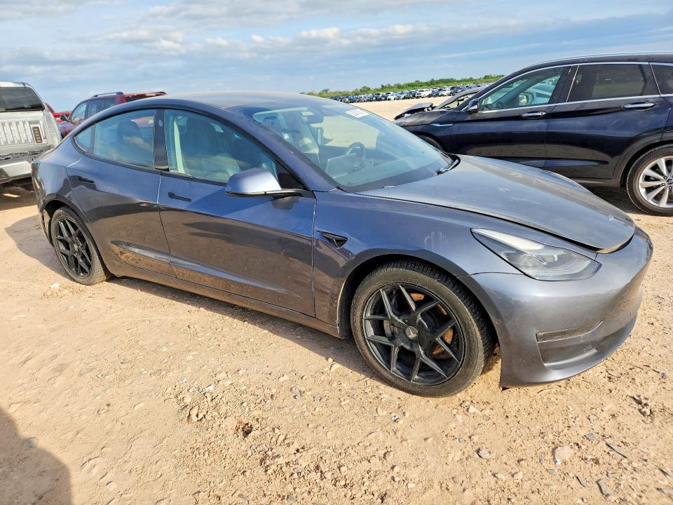 2021 Tesla Model 3 VIN 5YJ3E1EB7MF973866 COPART salvage auction — MINOR DENT/SCRATCHES, Tx - Cert Of Title-Rebuilt Salvage (P), sold $9,400 on 2026-07-16 (photo 4)