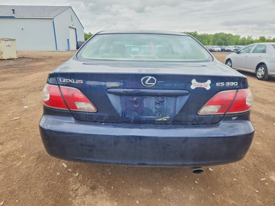 2004 Lexus Es 330 VIN JTHBA30G640003137 COPART salvage auction — FRONT END, OH - CERT OF TITLE-SALVAGE, sold $600 on 2026-07-09 (photo 6)