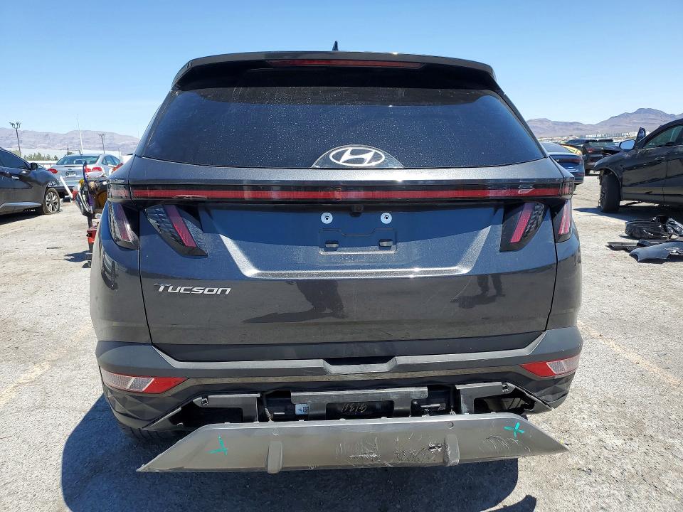 2022 Hyundai Tucson VIN 5NMJE3AE5NH051373 COPART salvage auction — FRONT END, Nv - Salvage Title, sold $8,600 on 2026-07-30 (photo 6)
