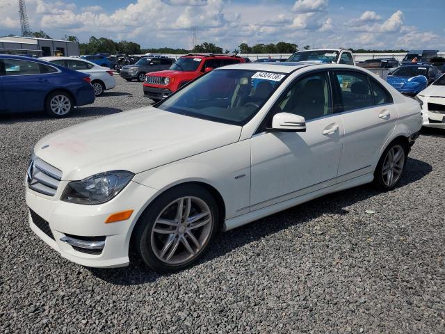 2012 Mercedes-benz C class VIN WDDGF4HB6CA729473 COPART salvage auction — REAR END, FL - CERT OF TITLE SLVG REBUILDABLE, sold $1,600 on 2026-07-10 (photo 1)