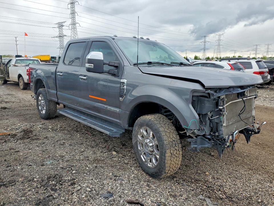 2021 Ford F-250 super duty VIN 1FT7W2BT4MED87452 COPART salvage auction — ALL OVER, Il - Salvage Certificate, sold $15,700 on 2026-07-28 (photo 4)