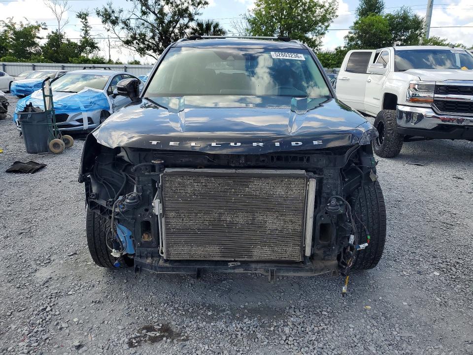 2020 Kia Telluride VIN 5XYP3DHC0LG022560 COPART salvage auction — FRONT END, Fl - Cert Of Title Slvg Rebuildable, sold $4,250 on 2026-07-10 (photo 5)
