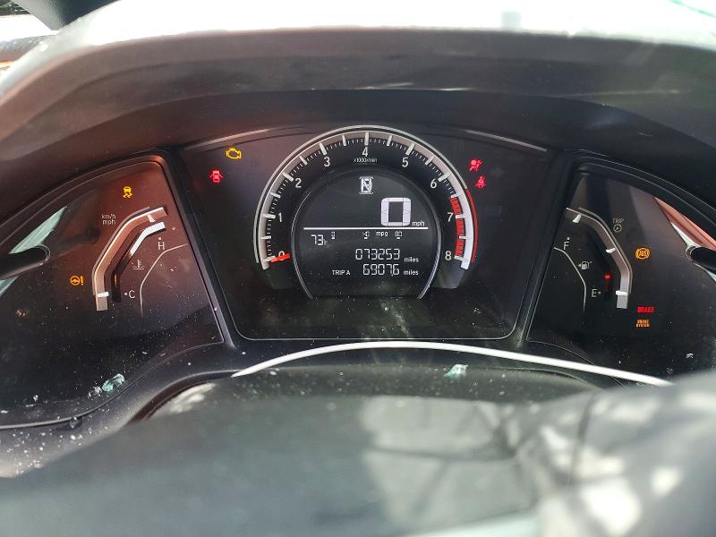 2018 Honda Civic VIN SHHFK7H48JU230908 COPART salvage auction — REAR END, Sc - Cert Of Title-Salvage, sold $275 on 2026-07-27 (photo 9)