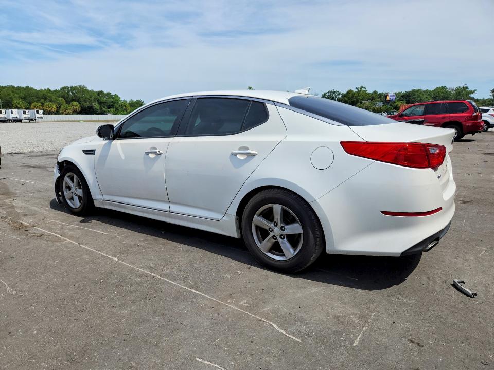 2015 Kia Optima VIN KNAGM4A72F5633890 COPART salvage auction — FRONT END, FL - CERT OF TITLE SLVG REBUILDABLE, sold $650 on 2026-07-27 (photo 2)