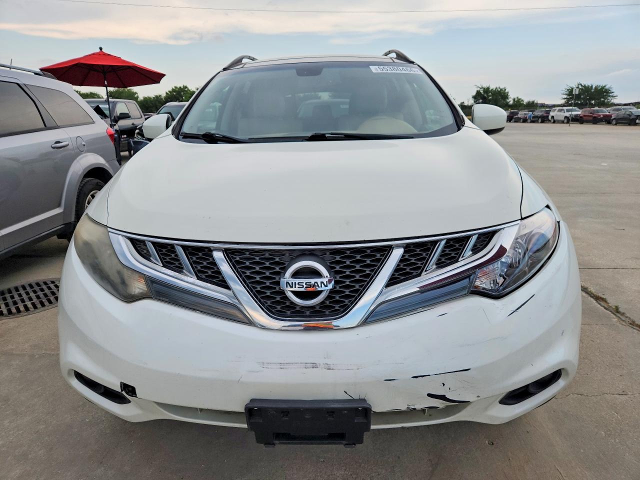 2011 Nissan Murano VIN JN8AZ1MWXBW155030 COPART salvage auction — Front End, TX - CERTIFICATE OF TITLE, sold $1,300 on 2026-07-03 (photo 5)
