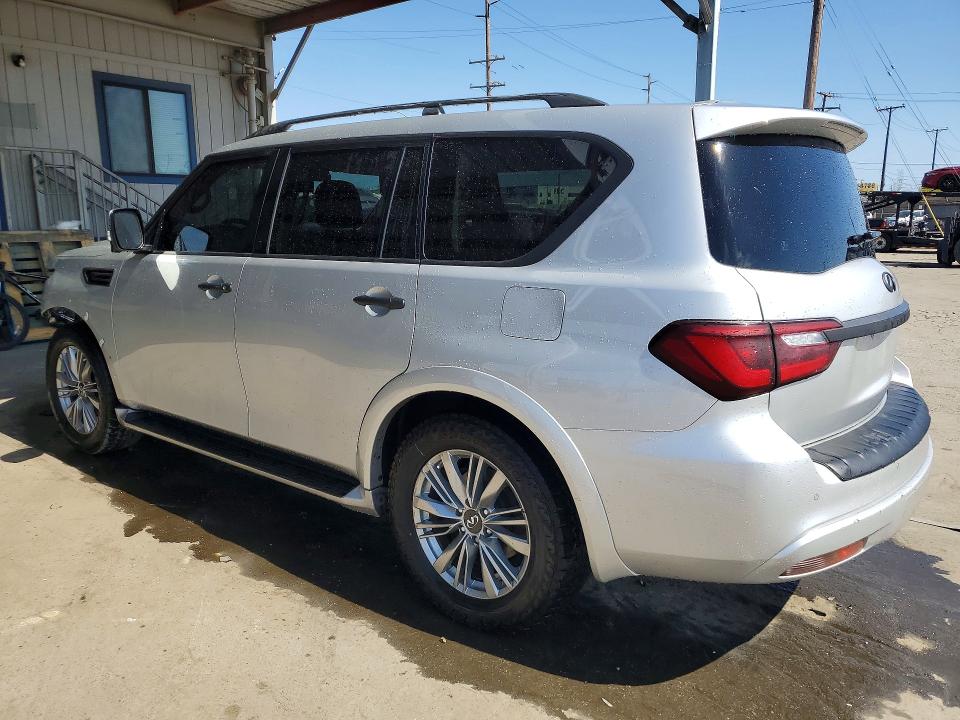 2020 Infiniti Qx80 VIN JN8AZ2NF8L9704907 COPART salvage auction — FRONT END, Ca - Salvage Certificate, sold $7,800 on 2026-07-02 (photo 2)