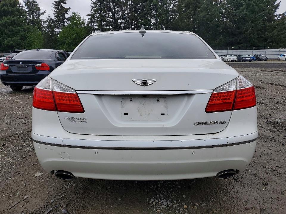 2011 Hyundai Genesis VIN KMHGC4DF8BU127761 COPART salvage auction — FRONT END, Wa - Vehicle Cert Of Ownership-Titl, sold $200 on 2026-07-17 (photo 6)
