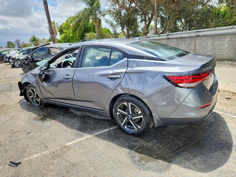 2025 Nissan Sentra VIN 3N1AB8CV0SY416825 COPART salvage auction — ROLLOVER, Ca - Certificate Of Title, sold $1,300 on 2026-07-09 (photo 2)