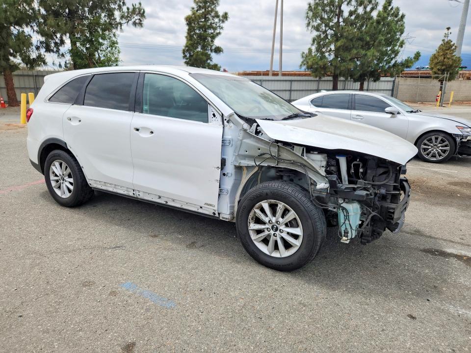 2020 Kia Sorento VIN 5XYPGDA35LG638740 COPART salvage auction — FRONT END, Ca - Salvage Certificate, sold $4,400 on 2026-07-30 (photo 4)
