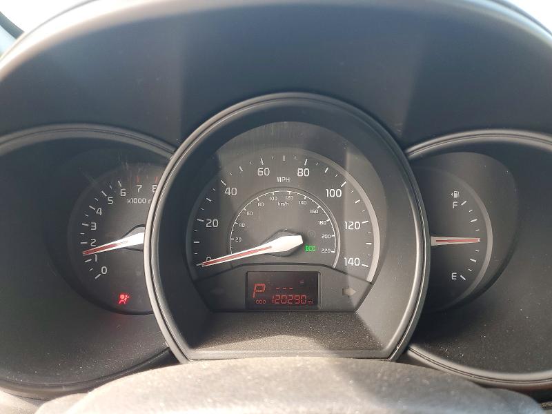 2013 Kia Rio VIN KNADN4A30D6128922 COPART salvage auction — FRONT END, Il - Salvage Certificate, sold $400 on 2026-07-24 (photo 9)
