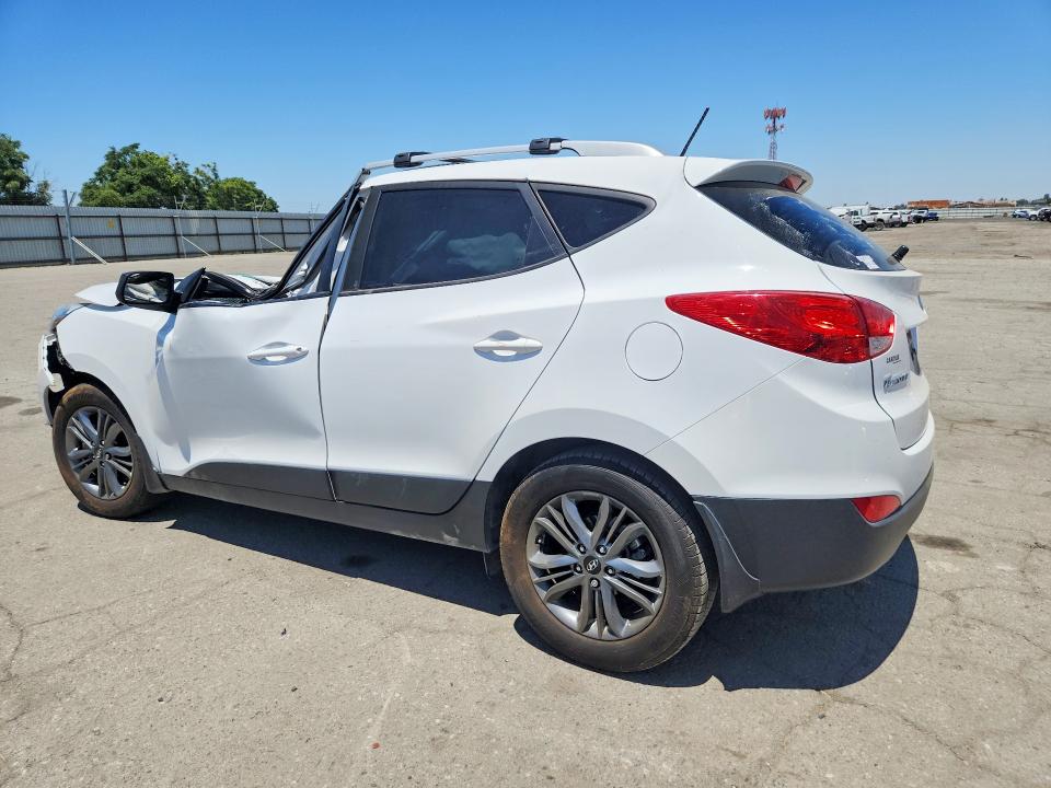 2015 Hyundai Tucson VIN KM8JU3AGXFU100478 COPART salvage auction — FRONT END, Ca - Salvage Certificate, sold $775 on 2026-07-06 (photo 2)