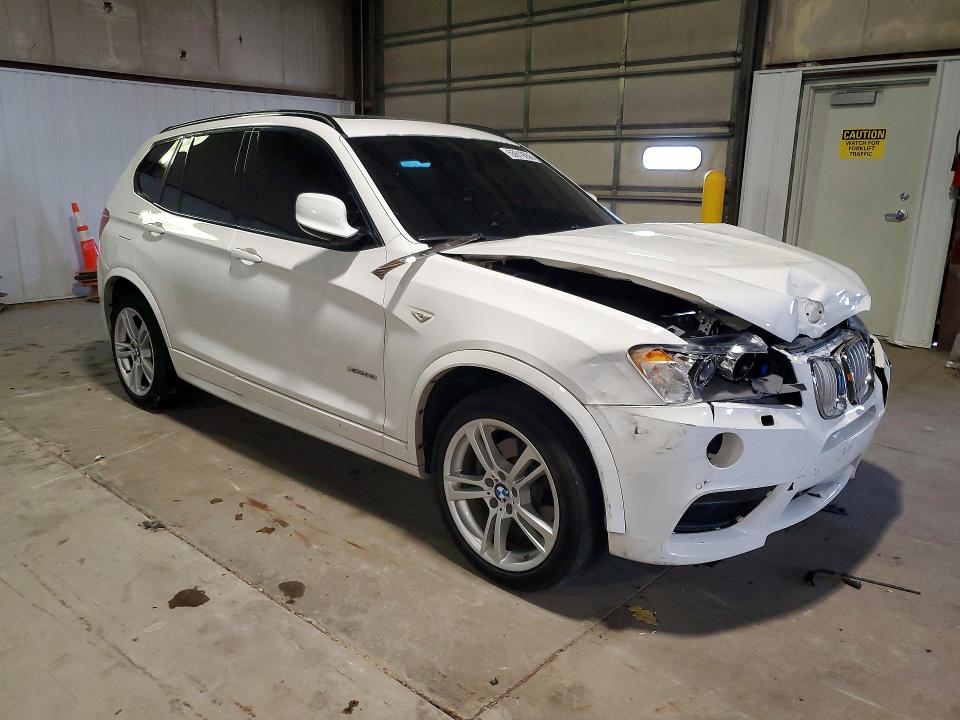 2014 BMW X3 VIN 5UXWX7C55E0E76971 COPART salvage auction — FRONT END, Ia - Cert Of Title-Salvage Title, sold $750 on 2026-07-22 (photo 4)