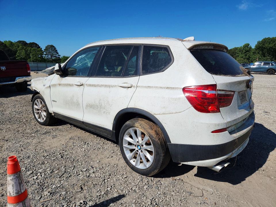 2014 BMW X3 VIN 5UXWX9C55E0D43557 COPART salvage auction — FRONT END, Ar - Certificate Of Title, sold $225 on 2026-07-27 (photo 2)