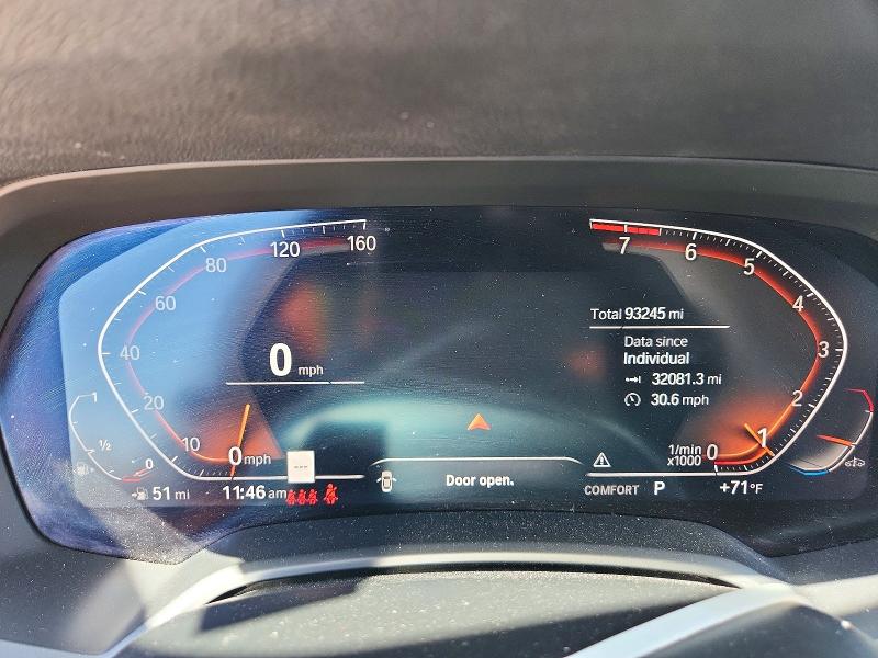 2019 BMW VIN 5UXCR6C55KLK87977 COPART salvage auction — HAIL, MO - SALVAGE CERTIFICATE OF TITLE, sold $15,100 on 2026-07-27 (photo 9)