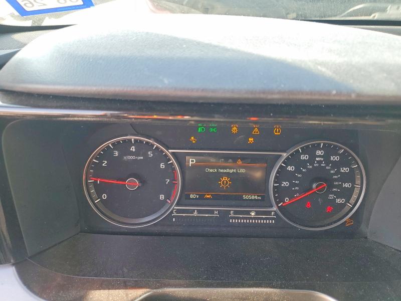 2023 Kia VIN 5XYRL4LC0PG205592 COPART salvage auction — FRONT END, Tx - Salvage Vehicle Title, sold $4,900 on 2026-07-21 (photo 9)