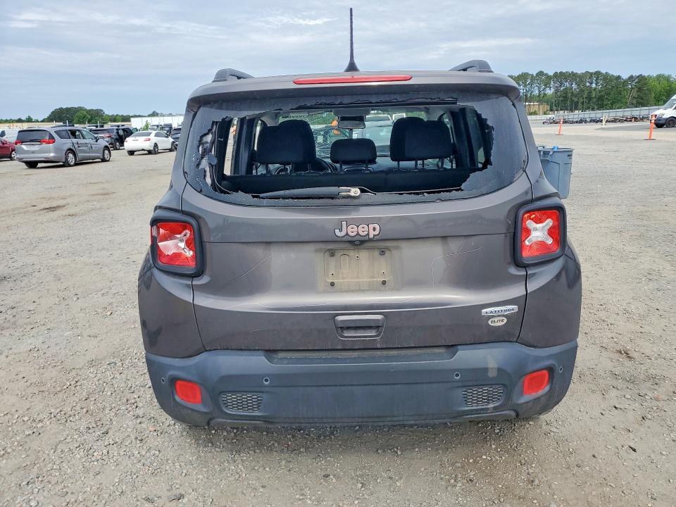 2018 Jeep VIN ZACCJABB2JPG74855 COPART salvage auction — VANDALISM, Nc - Salvage Certificate Of Title, sold $825 on 2026-07-20 (photo 6)