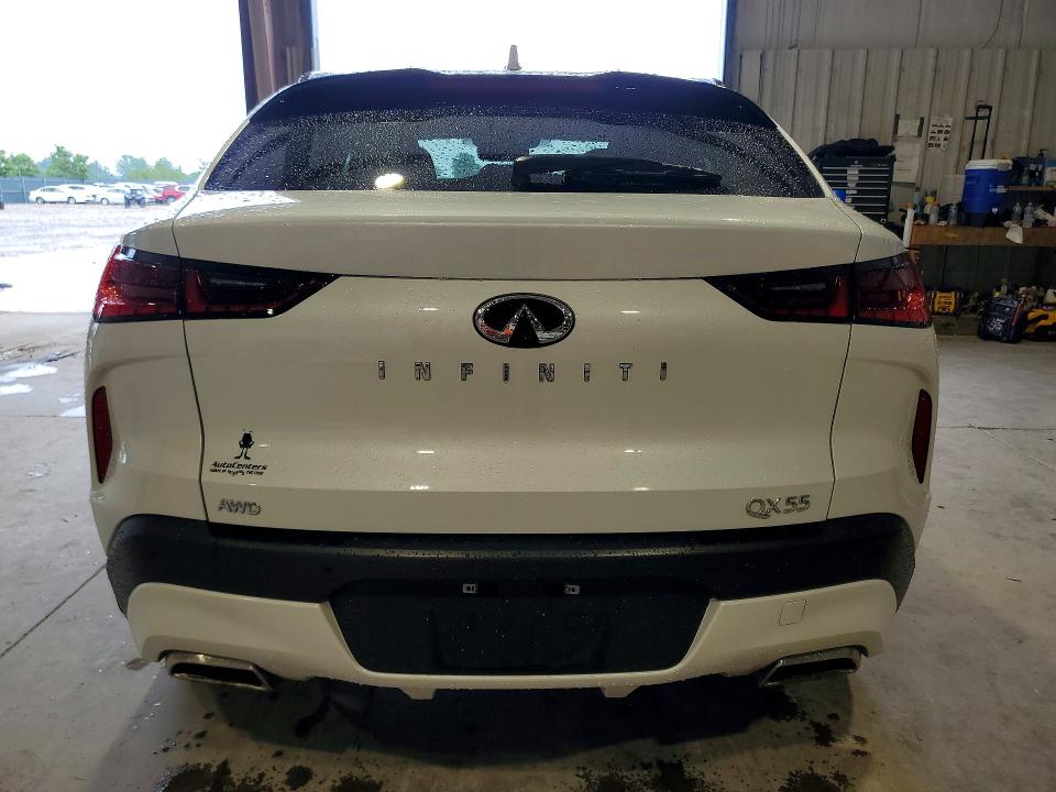 2024 Infiniti Qx55 VIN 3PCAJ5KR2RF108886 COPART salvage auction — HAIL, Mo - Salvage Certificate Of Title, sold $16,900 on 2026-07-20 (photo 6)