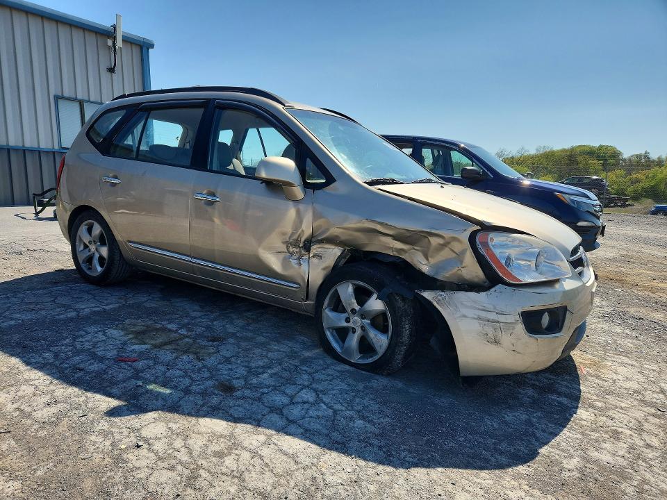 2008 Kia Rondo VIN KNAFG526587164302 COPART salvage auction — FRONT END, Pa - Certificate Of Salvage, sold $600 on 2026-07-17 (photo 4)