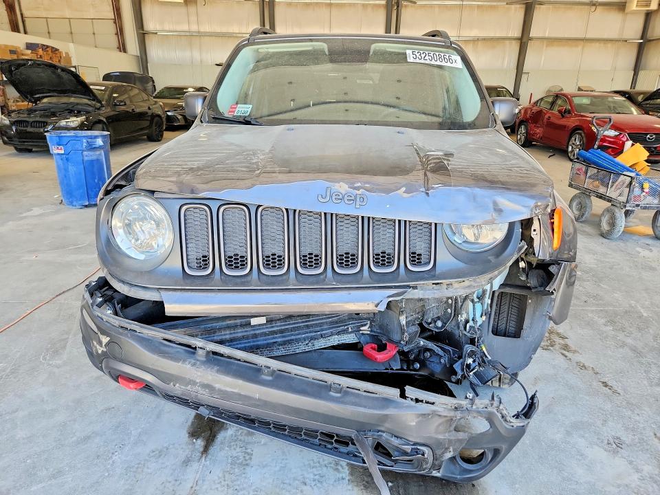 2017 Jeep Renegade VIN ZACCJBCB2HPG11284 COPART salvage auction — FRONT END, Ne - Cert Of Title-Salvage, sold $625 on 2026-08-18 (photo 5)