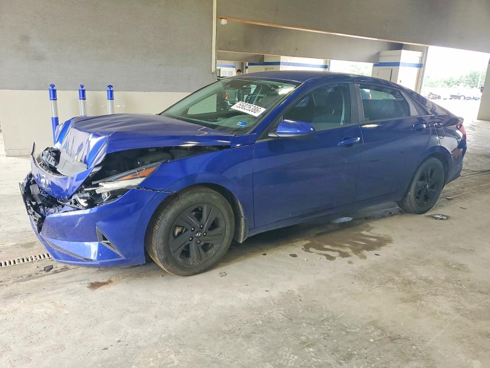 2022 Hyundai Elantra VIN 5NPLM4AG0NH060018 COPART salvage auction — FRONT END, Va - Cert Of Title - Salvage, sold $2,300 on 2026-07-10 (photo 1)