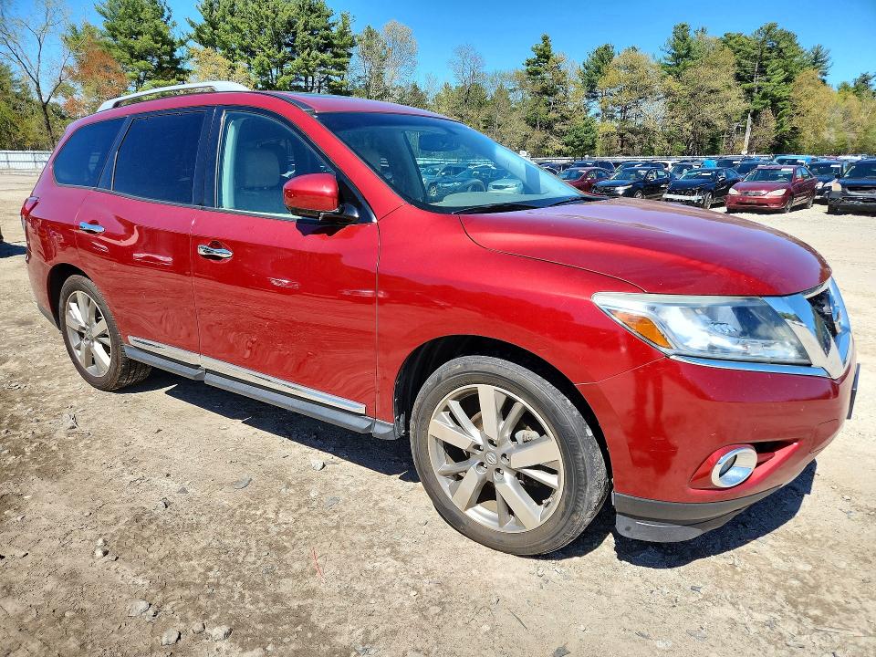 2014 Nissan Pathfinder VIN 5N1AR2MN2EC629692 COPART salvage auction — MECHANICAL, Ga - Certificate Of Title, sold $875 on 2026-07-02 (photo 4)
