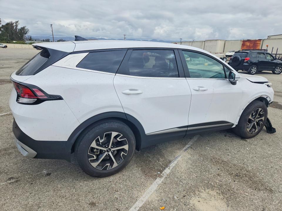 2024 Kia Sportage VIN 5XYK33DF9RG216694 COPART salvage auction — FRONT END, Ca - Salvage Certificate, sold $7,200 on 2026-07-02 (photo 3)