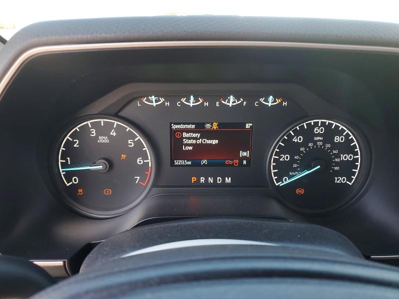 2021 Ford F-150 VIN 1FTEW1CP1MKE92261 COPART salvage auction — SIDE, Tx - Salvage Vehicle Title, sold $10,799 on 2026-07-31 (photo 9)