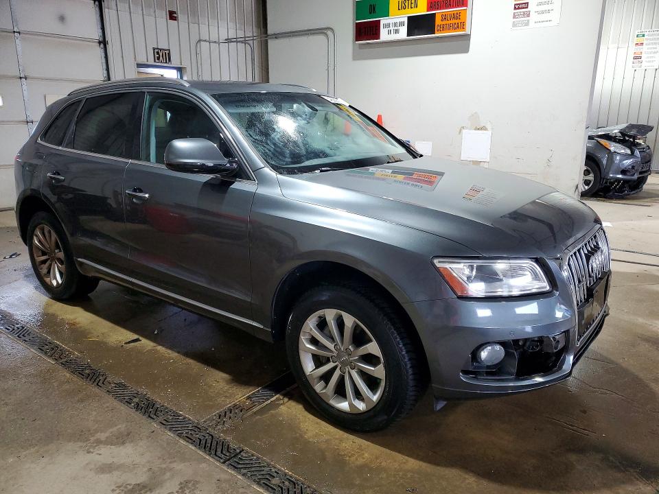 2016 Audi Q5 VIN WA1L2AFP2GA150899 COPART salvage auction — FRONT END, Pa - Certificate Of Salvage, sold $4,950 on 2026-07-20 (photo 4)
