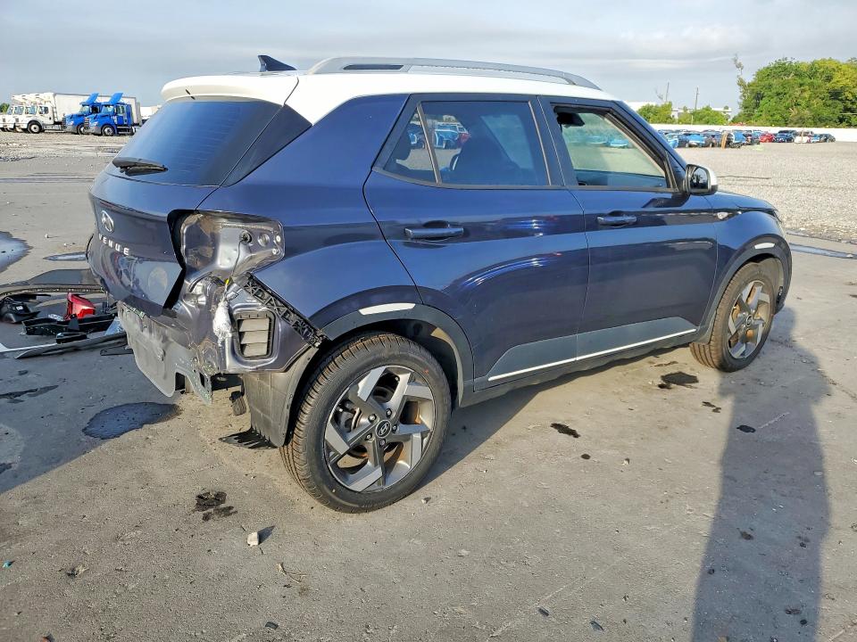 2021 Hyundai Venue VIN KMHRC8A31MU128912 COPART salvage auction — REAR END, Fl - Certificate Of Destruction, sold $4,300 on 2026-07-06 (photo 3)