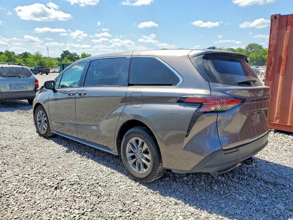 2022 Toyota Sienna VIN 5TDKRKEC3NS116326 COPART salvage auction — SIDE, Al - Cert Of Title-Salvage Title, sold $9,200 on 2026-07-07 (photo 2)