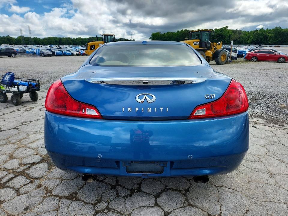 2013 Infiniti G VIN JN1CV6EK1DM921527 COPART salvage auction — FRONT END, Tn - Salvage Certificate, sold $1,850 on 2026-07-14 (photo 6)