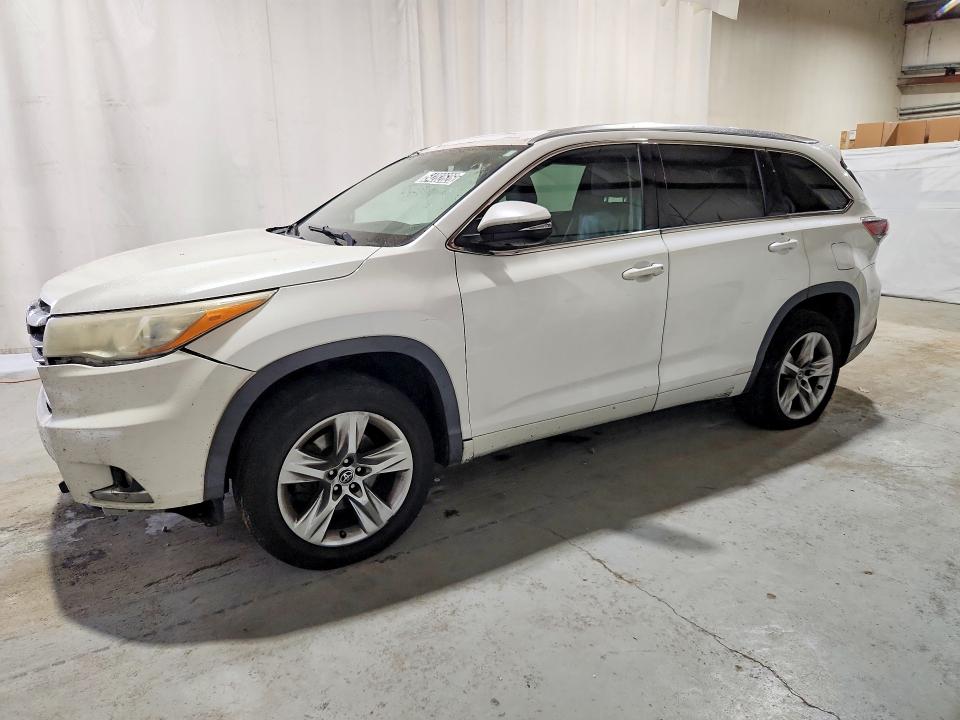 2016 Toyota Highlander VIN 5TDYKRFH7GS130685 COPART salvage auction — FRONT END, LA - CERTIFICATE OF TITLE, sold $4,250 on 2026-07-21 (photo 1)