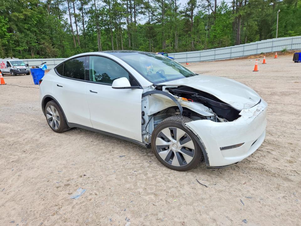 2023 Tesla VIN 7SAYGDEE4PF613022 COPART salvage auction — FRONT END, Nc - Salvage Certificate Of Title, sold $2,100 on 2026-07-31 (photo 4)