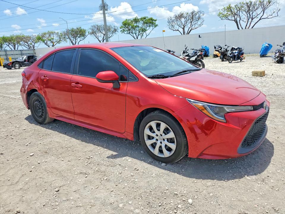 2020 Toyota VIN 5YFEPRAE2LP039327 COPART salvage auction — REAR END, Fl - Cert Of Title Slvg Rebuildable, sold $5,900 on 2026-07-15 (photo 4)