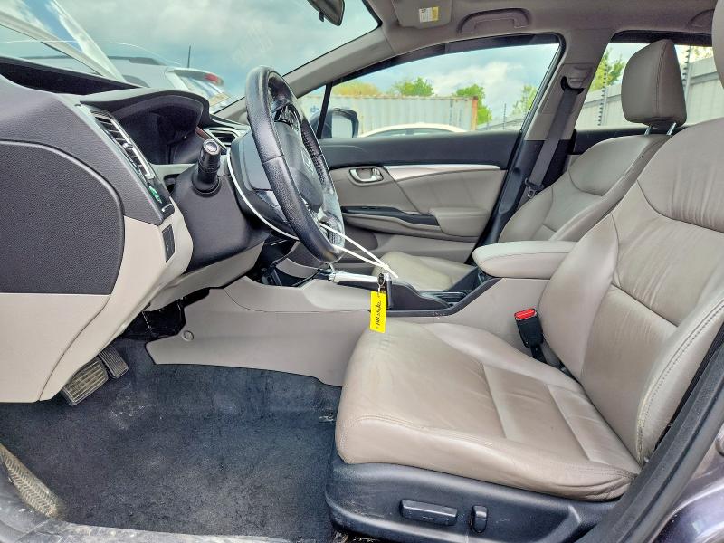 2014 Honda Civic VIN 19XFB2F91EE002232 COPART salvage auction — REAR END, Il - Salvage Certificate, sold $3,450 on 2026-07-03 (photo 7)