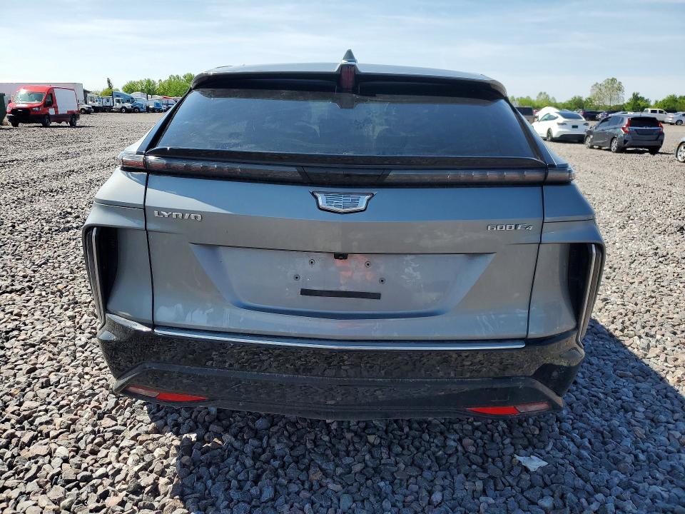 2025 Cadillac Lyriq VIN 1GYKPNRL5SZ317201 COPART salvage auction — FRONT END, In - Cert Of Title-Salvage Title, sold $10,400 on 2026-07-28 (photo 6)