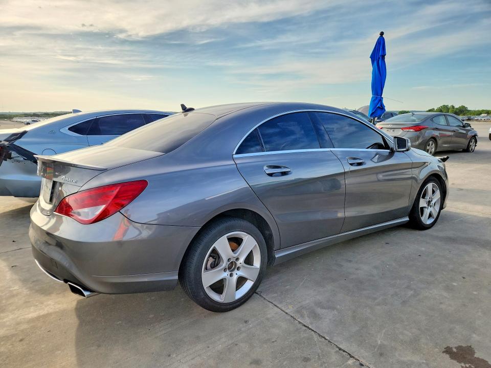 2016 Mercedes-benz Cla-klasse VIN WDDSJ4GB3GN327676 COPART salvage auction — FRONT END, Tx - Salvage Vehicle Title, sold $3,450 on 2026-07-27 (photo 3)