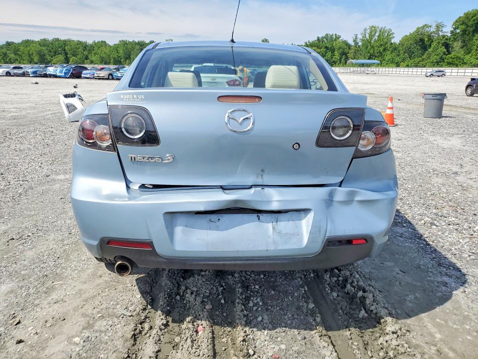 2008 Mazda 3 VIN JM1BK12F581861139 COPART salvage auction — REAR END, Sc - Cert Of Title-Salvage, sold $675 on 2026-07-27 (photo 6)