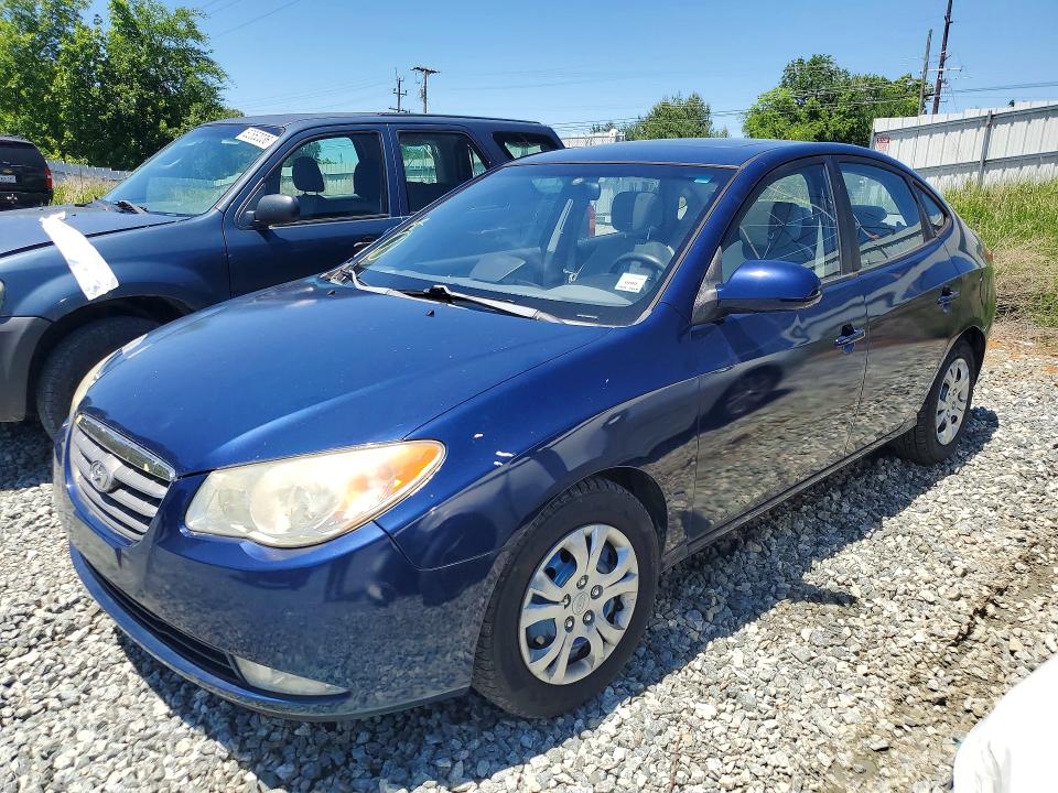 2009 Hyundai Elantra VIN KMHDU46D39U726234 COPART salvage auction — REAR END, Nc - Salvage Certificate Of Title, sold $575 on 2026-07-22 (photo 1)