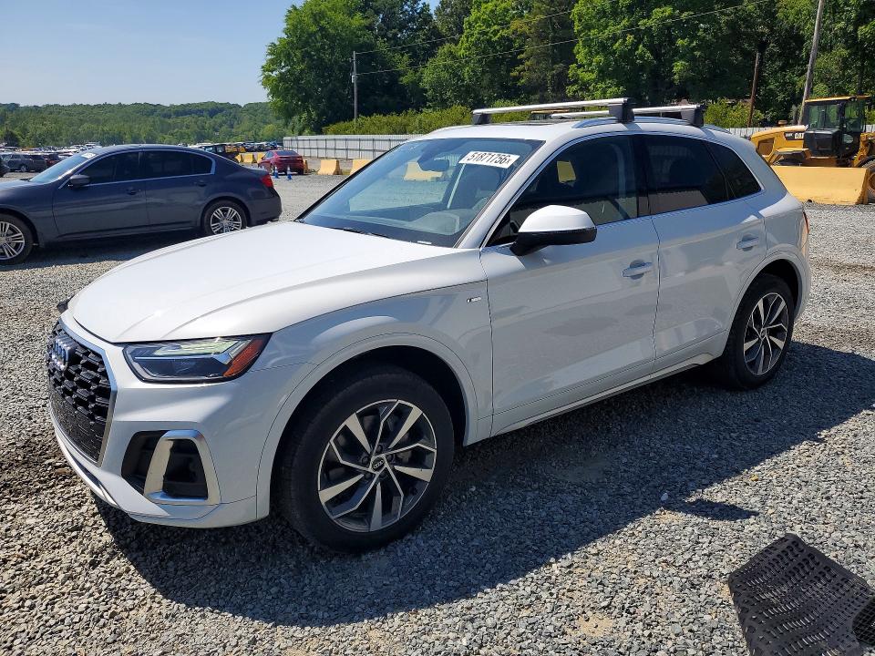 2023 Audi Q5 VIN WA1EAAFY9P2029737 COPART salvage auction — FRONT END, Nc - Salvage Certificate Of Title, sold $1,100 on 2026-07-23 (photo 1)
